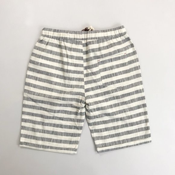 FASHION Brand Striped Bermuda Shorts M/L NWT Textured Cotton Pockets - Picture 8 of 8